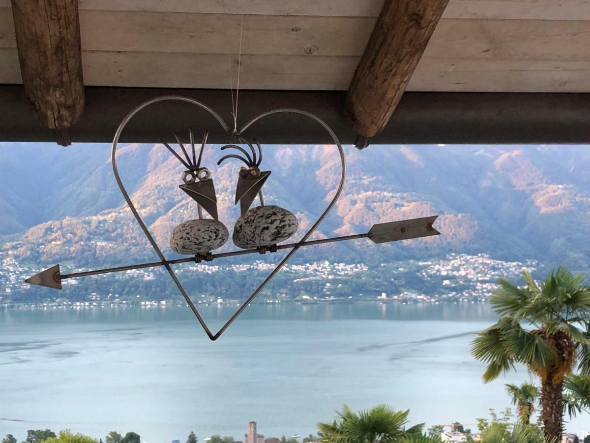 Casa Amira - Locarno Apartment Brione sopra Minusio Bagian luar foto